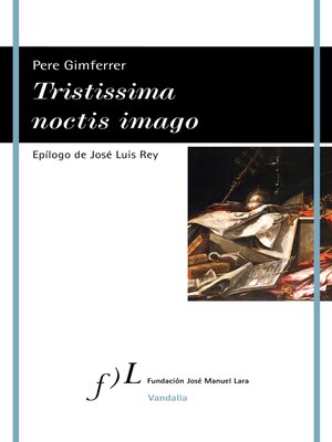 Tristissima noctis imago - ebook